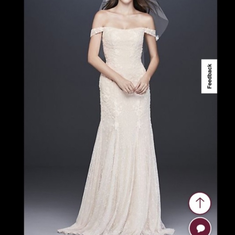 Off-the-Shoulder Lace Wedding Dress